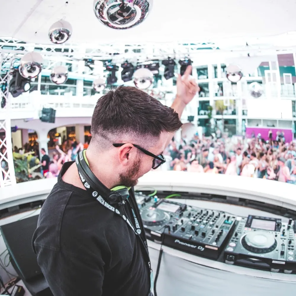 James Campbell performing at Ibiza Rocks